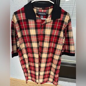 Crossings Short Sleeve Polo Shirt 100% Cotton Men’s Size M Brand New With Tags